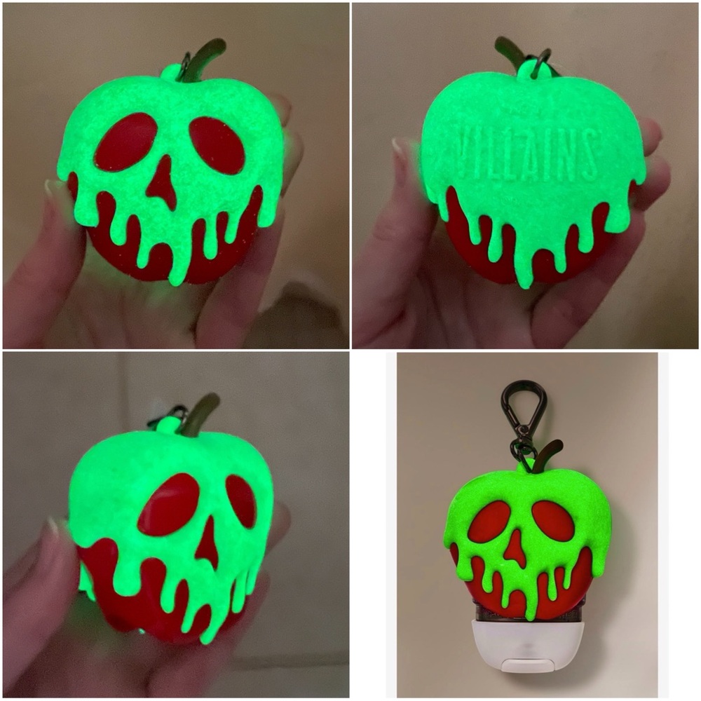 Bath & Body Works Disney Villains Poison Apple Glow-In-The-Dark PocketBac Holder - Picture 8 of 16